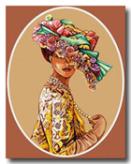 dama con cappello
